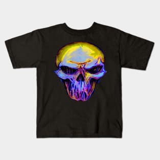 Deadly Silence yellow blue Kids T-Shirt